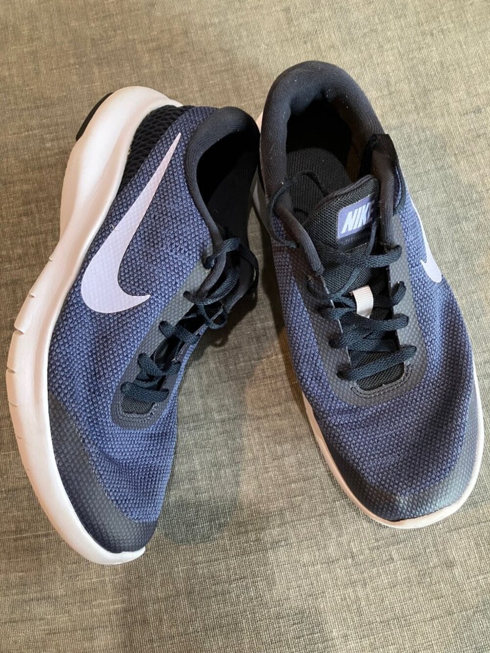 Nike Flex Experience RN 7 Womens 7.5 Blue Black Running Shoes 908996 Y2K